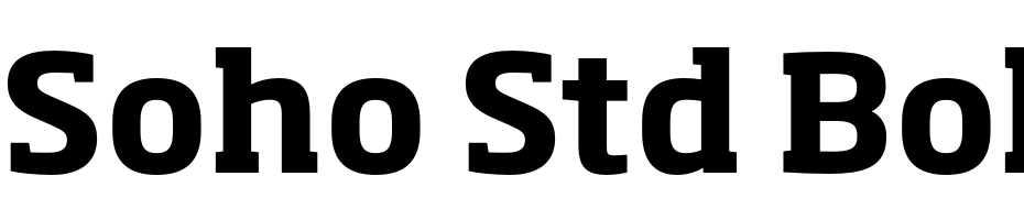 Soho Std Bold cкачати шрифт безкоштовно